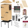 Afumătoare 200 L dragON Larch E21 - din larice, cu modul de încălzire electric și controler - 12 