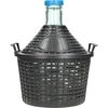 Balon de vin 5 L în coș de plastic - 12 