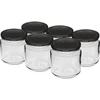 Borcan 212ml fi66/4 cu capac negru 6 buc. ['set de borcane', ' borcane pentru gemuri', ' borcane cu capace', ' borcane fi 66', ' borcane cu capace 4 cleme', ' borcane cu capace negre', ' pentru conserve', ' pentru murături', ' recipient pentru condimente', ' borcan pentru piure', ' borcan pentru miere', ' pentru ciuperci murate']