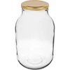 Borcan 3 L - 1 buc., capac auriu (fi 100) ['borcan', ' borcan de sticlă', ' borcan de sticlă cu capac', ' borcan cu capac', ' borcan pentru murături', ' borcan pentru castraveți', ' borcan pentru tincturi', ' borcan pentru tincturi', ' 3 l']