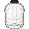 Borcan rezistent la spargere, multifuncțional, cu capac negru, 15L - 7 