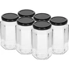 Borcan twist off 385ml cu capac negru fi 63, 6 buc. ['borcane decorative', ' borcane', ' borcane cu capace', ' borcane pentru conserve', ' borcane elegante', ' borcane pentru gemuri', ' borcane pentru conserve', ' borcane pentru cămară', ' set de borcane', ' borcane cu capace', ' pădure în borcan', ' borcane decorative', ' borcan decorativ', ' borcan pentru carne', ' carne în borcan', ' carne în borcan']