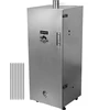 Cameră de afumare metalică 250L, cu roți - 5 