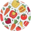 Capac cu imprimeu - model Legume, fi 82/6, set 10 buc. - 13 