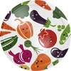 Capac fi 82/6 fețe de legume - 10 buc. ['capace pentru borcane', ' capace pentru conserve', ' capace colorate', ' pentru borcane fi 82', ' pentru pasteurizare', ' capace cu clic', ' capace cu legume']
