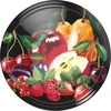 Capac fi 82/6 fructe pe fundal negru - 10 buc. ['capace', ' borcane', ' capace pentru gemuri', ' depozitare', ' capace pentru borcane', ' fructe de sezon', ' capace pentru borcane', ' capac fi 82', ' capace cu clic']