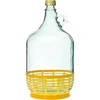Damigeană Dama 5 L cu capac și coș din plastic - 12 