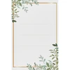 Etichete autocolante 60 x 90 mm pentru sticle, borcane, cadouri model floral - 20 buc. - 13 