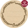 Etichete rotunde fi 66,5mm pentru capace/borcane - 20 buc - 4 
