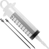 Injector 100 ml + 2 ace ['mezeluri', ' pentru carne', ' seringă pentru carne', ' ace din oțel inoxidabil', ' ac pentru injectare', ' pentru carne', ' pentru saramură', ' insuficient sărat', ' pete gri în mezeluri']