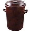 Oală de ceramică - 15l pentru fermentare cu garnitură de apă și capac - 2 