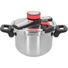 Oală sub presiune din oțel inoxidabil, 6 L ['oală sub presiune 6 L', ' oală sub presiune', ' gătit la oală sub presiune', ' oală din oțel inoxidabil', ' oală sub presiune pentru toate tipurile de plite', ' preparate la oală sub presiune', ' mese sănătoase', ' ideal pentru cadou', ' gătit modern', ' indispensabil în bucătărie', ' gătit profesionist', ' gătit rapid și sănătos', ' avantajele oalei sub presiune', ' oală de 6 litri']