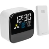 Stație meteo electronică Soens - cu senzor fără fir, ceas cu alarmă și lampă - 10 