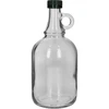 Sticlă Gallone 1L fără împletitură, cu capac - 5 