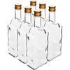 Sticlă Mănăstirească 500 ml, cu capac, albă - 6 buc. - 2 