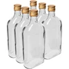 Sticlă Ploscă 500 ml cu capac, 6 buc. - 2 