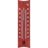 Termometru de cameră din lemn (-20 la +50°C), culoare mahon, 15 cm ['termometru interior', ' termometru de cameră', ' termometru pentru interior', ' termometru de casă', ' termometru', ' termometru de cameră din lemn', ' termometru cu scară clară', ' termometru cu capilară întărită']