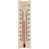 Termometru de cameră din lemn (-20 până la +50°C), maro deschis, 15 cm - 13 