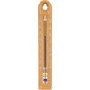 Termometru universal (-30 până la +50°C), 17 cm, maro deschis ['termometru', ' termometru universal', ' termometru din material plastic', ' termometru cu scară clară', ' termometru cu scară dublă în °C și °F', ' termometru pentru încăperi cu umiditate ridicată', ' termometru exterior până la -30°C', ' termometru rezistent la umiditate', ' termometru de culoare maro', ' termometru solid']