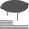 Tigaie grill, din fontă, fi 44 cm - 9 