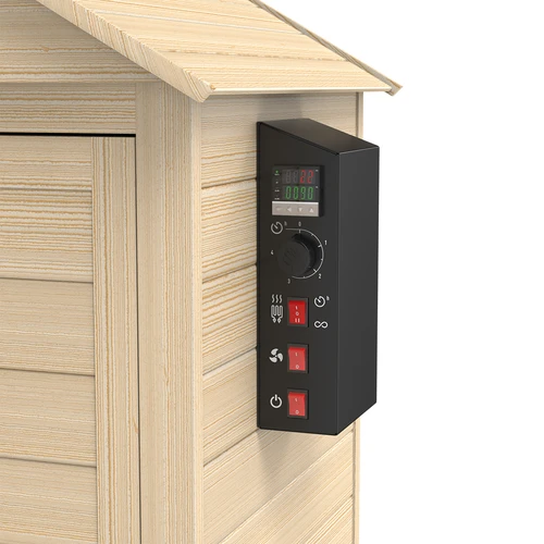 Afumătoare 115 L dragON Wood 60E din lemn, cu modul de încălzire electric și controler - 7