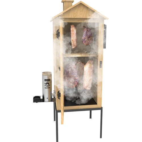 Afumătoare 200 L dragON Larch E21 - din larice, cu modul de încălzire electric și controler - 8