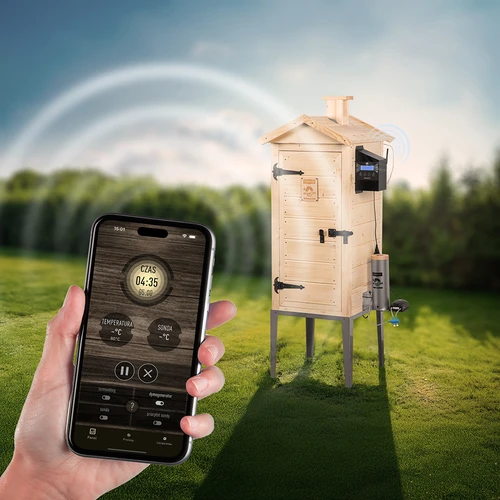 Afumătoare cu Wi‑Fi, 200 L – dragON WOOD 100IQ cu modul electric de încălzire și controler - 7
