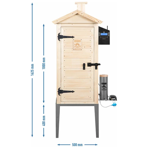 Afumătoare cu Wi‑Fi, 200 L – dragON WOOD 100IQ cu modul electric de încălzire și controler - 13