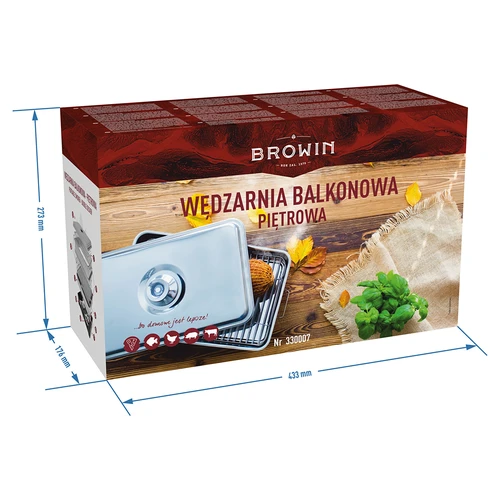 Afumătoare de balcon cu capacitate reglabilă - 7