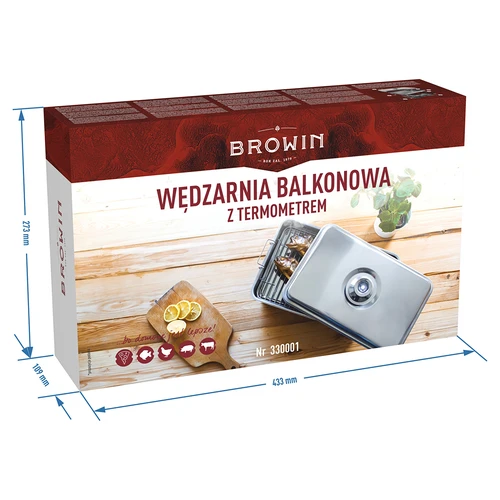 Afumătoare de balcon cu termometru - 6