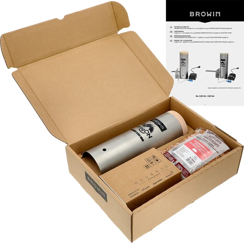 Afumătoare de grădină din lemn 200 L – dragON Wood 100E cu modul de încălzire electric și controler - 11