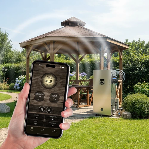 Afumătoare dragON din oțel 220 L, IQ – cu controler Wi‑Fi - 12
