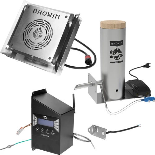 Afumătoare dragON din oțel 220 L, IQ – cu controler Wi‑Fi - 8