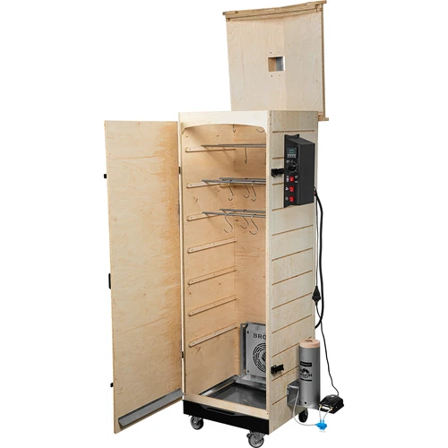 Afumătoare dragON PLYWOOD NATURE – fără ramă, modulară, cu controler digital, 320 L - 3
