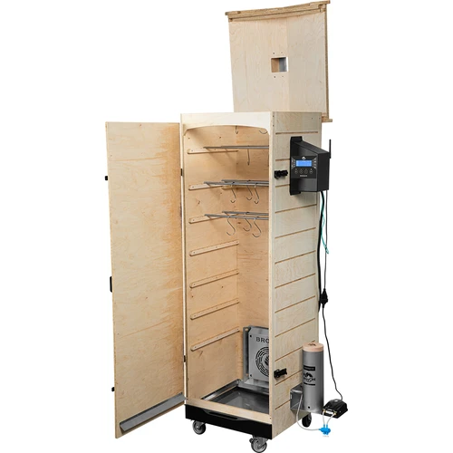 Afumătoare dragON PLYWOOD NATURE – fără cadru, modulară, cu controler Wi-Fi, 320 L - 3