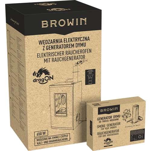 Afumătoare electrică - dragON cu generator de fum, digitală, 65 L - 35