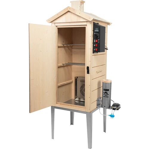 Afumătoare electrică dragON PLYWOOD NATURE 100E cu modul de încălzire și controler digital - 3