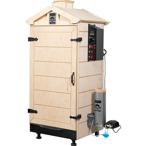 Afumătoare dragON PLYWOOD NATURE fără cadru, cu controler digital, 200 L - 2