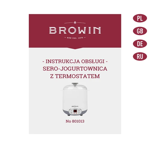 Aparat de iaurt și brânză cu termostat 1,5 L - 8