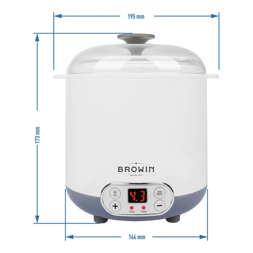 Aparat de iaurt și brânză cu termostat 1,5 L - 9