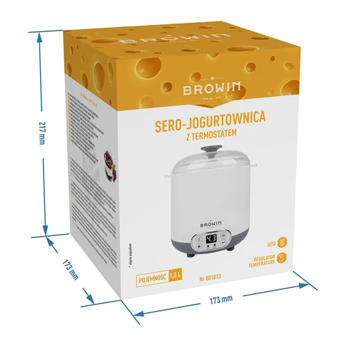 Aparat de iaurt și brânză cu termostat 1,5 L - 11