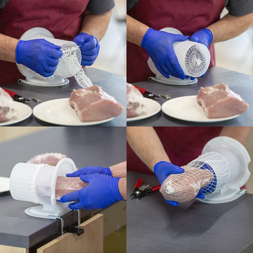 Aplicator pentru plase elastice de mezeluri - 14