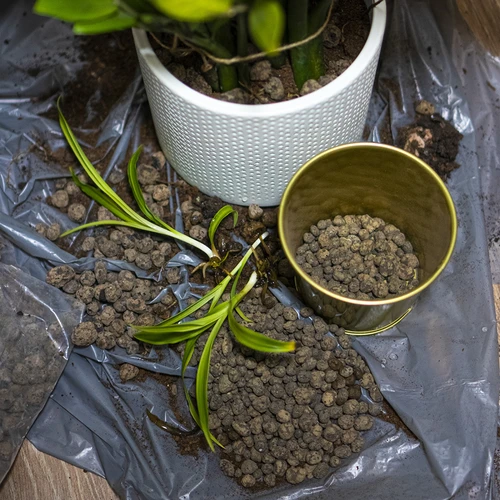 Argilă expandată pentru plante în ghivece, grădinărit și păduri în sticlă, 4-10 mm, 1L - 9