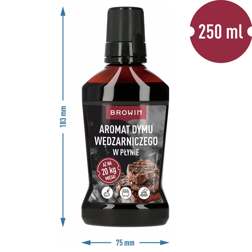 Aromă de fum lichidă pentru afumare, pentru 20 kg, 250 ml - 4