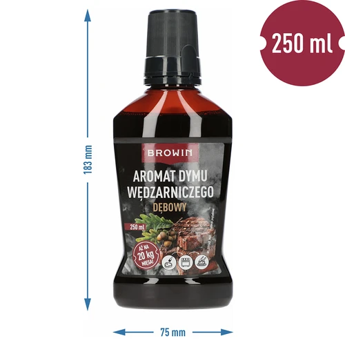 Aromă lichidă de fum pentru afumare - stejar, 250 ml - 4