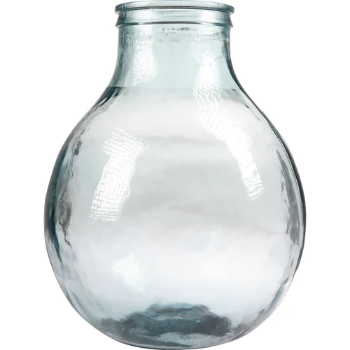 Balon pentru vin 15 L cu gât larg în coș de plastic - 2
