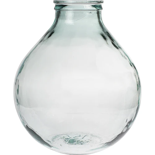 Balon pentru vin 25 L cu gât larg în coș de plastic - 2