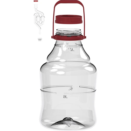 Balon pentru vin ușor, incasabil, cu mâner, 10 L - 2