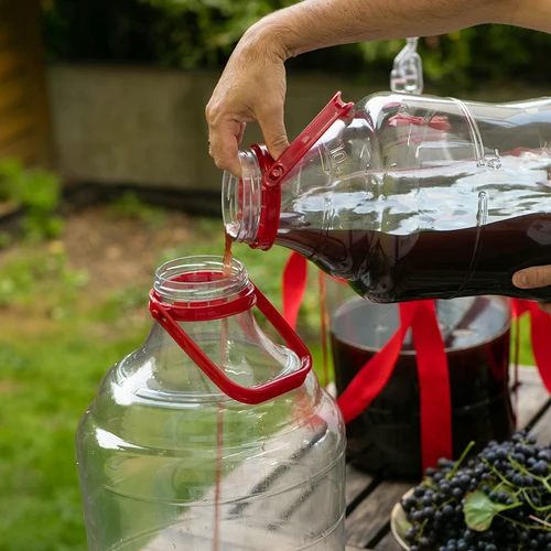 Balon pentru vin ușor, incasabil, cu mâner, 10 L - 10