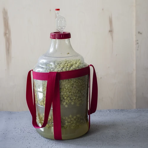 Balon pentru vin ușor, rezistent la spargere, cu curele, 20 L - 13